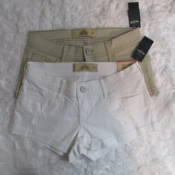 Hollister Pants - 2 Hollister Jr. sz. 3 shorts, NEW, low rise PE1